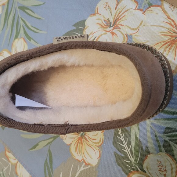 Bearpaw Martis Caroline Platform Slippers Hickory 9 - Picture 8 of 11